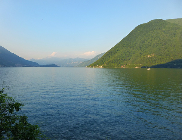 View of Lake Como to the North