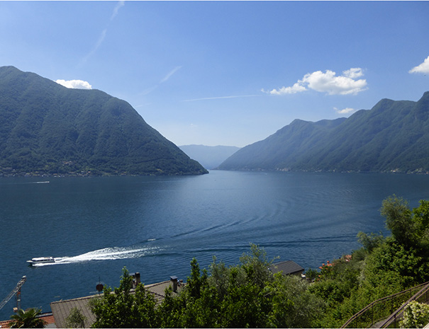 View of Lake Como to the South